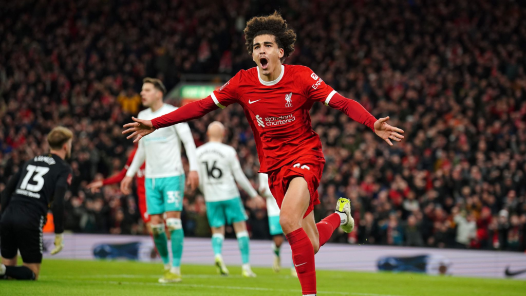 Liverpool 3-0 Southampton: Teenagers Jayden Danns and Lewis Koumas send Reds into FA Cup quarter-finals
